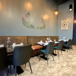 Interior of restaurant