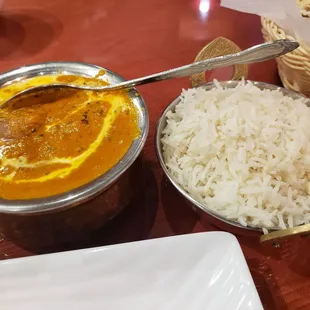 Epicurean Murgh Tikka Nirvana (like Chicken Tikka Masala but better) &amp; rice