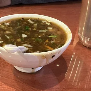 (Veg) HOT AND SOUR SOUP