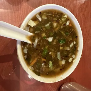 (Veg) HOT AND SOUR SOUP