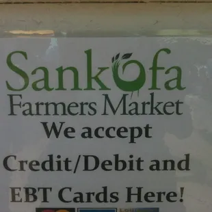 a sign in a store window