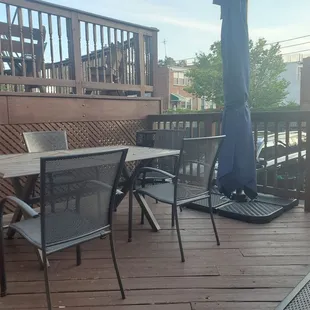 Back patio (they have a front patio too)