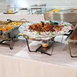 Non-veg options in buffet