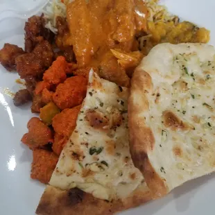 Lunch buffet: Plate #1