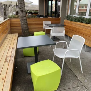 Outdoor seating