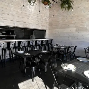 Dining area options for seating