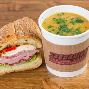 Soup and half sandwich special