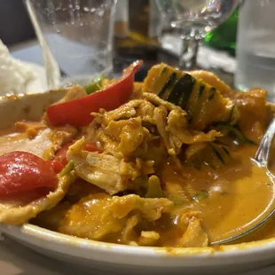 a plate of food