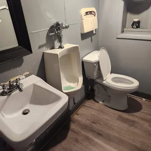 a public restroom