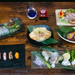 food, sushi and sashimi