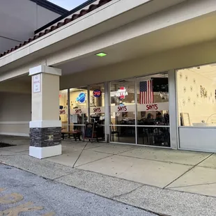 Unassuming, strip mall storefront