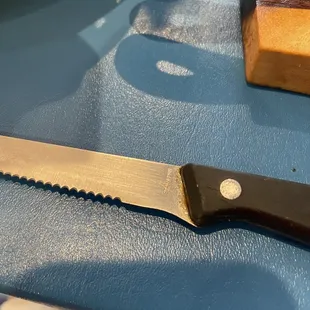 Dirty knife