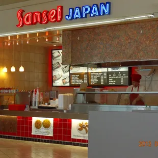 the inside of a restaurant