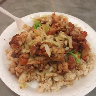 ($5.49) teriyaki chicken plate