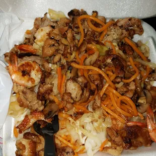 NOODLES NOT REQUESTED. PAID FOR RICE...