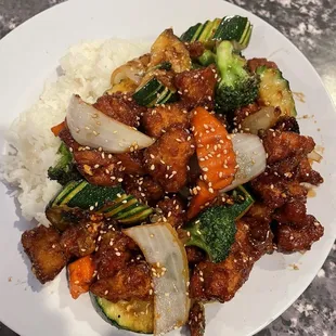 O Bowl with SESAME CHICKEN