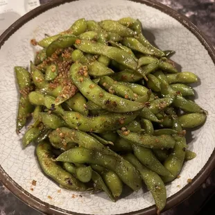 Garlic Edamame