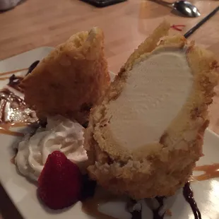 Deep fried tempura ice cream