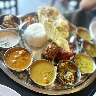 Non Veg Thali was good