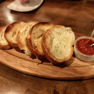 House Bread with tomato sauce