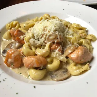 Tortellini Gorgonzola Con Salmon