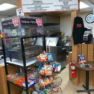 a view of the counter