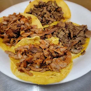 Asada &amp; pastor tacos