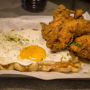 sourdough belgian waffle