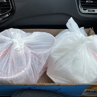 They always carefully package to-go orders, even gave me a box!