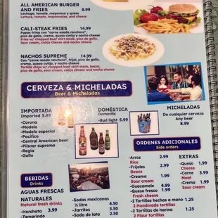 menu, sushi and sashimi