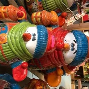 Talavera Snowman