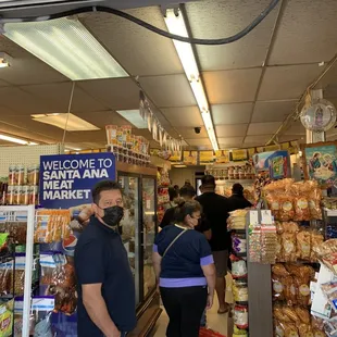 people shopping in the store