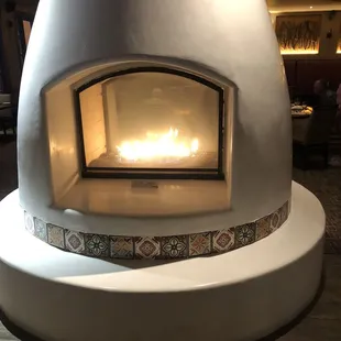 Fire place upon entry!