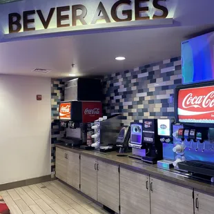 Free non alcoholic beverages!