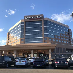 View from the parking lot