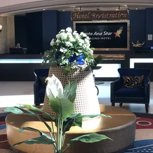 Hotel Lobby.