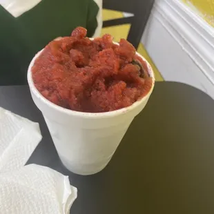 Cherry ice with real fruit