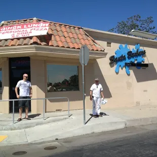 Here's the here's a picture of the outside