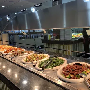 a variety of food items