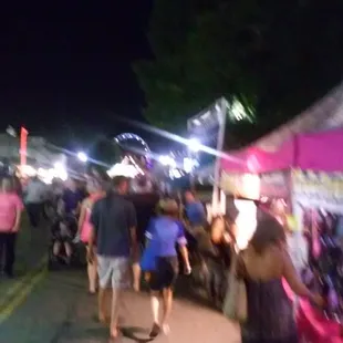 Ferris wheel, cotton candy