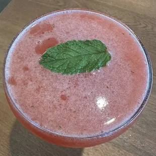 hibiscus mint vodka cocktail special $11
