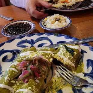 Spinach Enchiladas