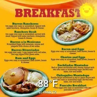 Now Serving breakfast 8am-11:59am