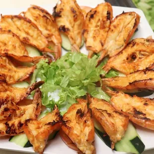 Unos ricos camarones zarandeados exquisitos les recomiendo el restaurante.