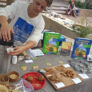 We are always happy to welcome our friends The Desert Harvesters to market, they share so much wisdom with us!