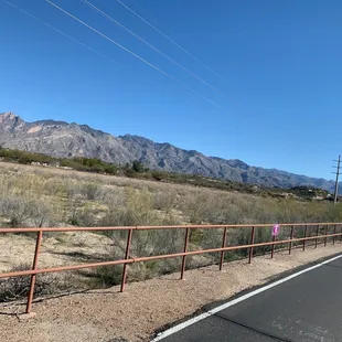 Lovely views on the path.  Heading east.