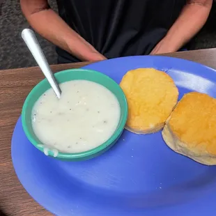 Amazing biscuits and gravy!