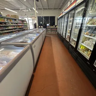 an empty grocery store