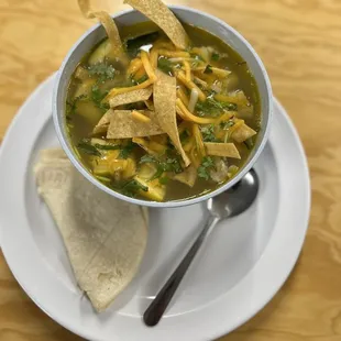 Chicken tortilla soup