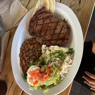 Rene's New Mexican Steak Platter